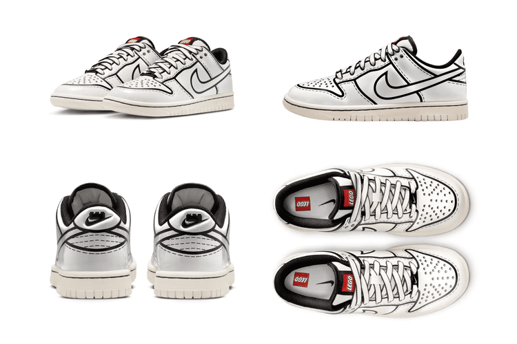 Nike x Lego air max dn dunk low kids collaboration release date - 2