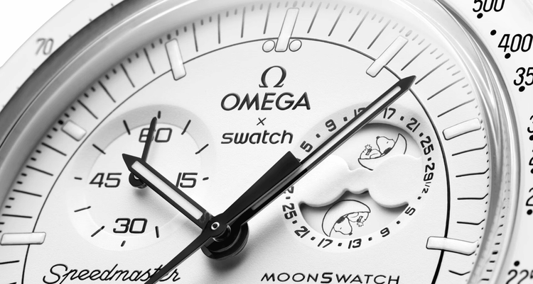 Omega x swatch x snoopy MISSION TO THE MOONPHASE