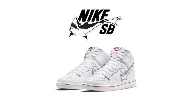 Oski Nike SB shoe shark header
