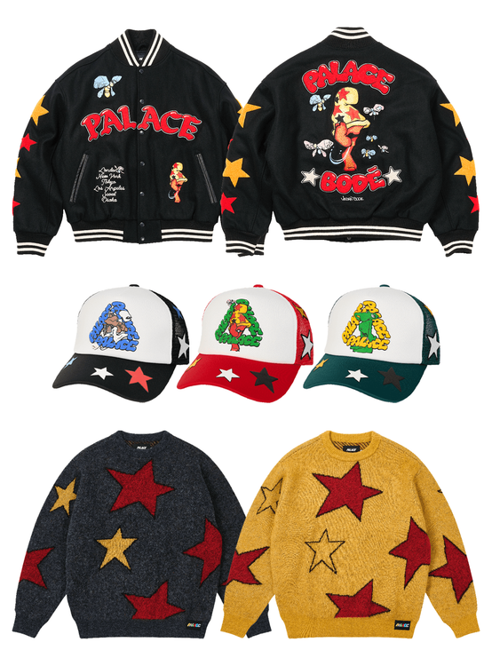 トップス PALACE Mark Bode Knit yellow medium_Palace_Winter_2025_week