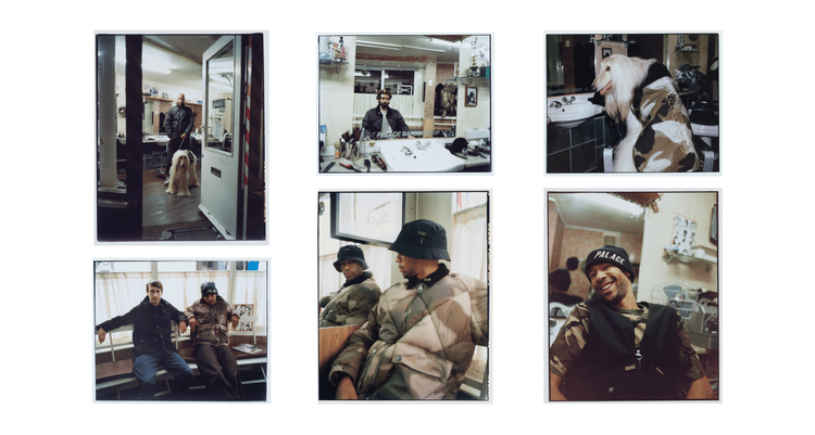 Palace Winter 23 week 5 barbour collab collection header