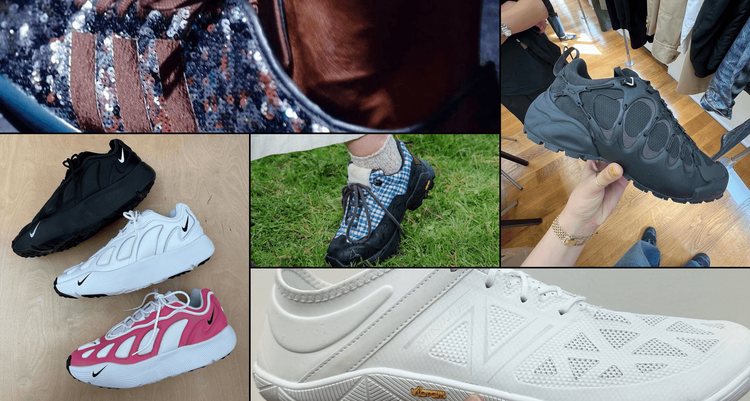 Paris fashion week ss25 sneaker collaborations