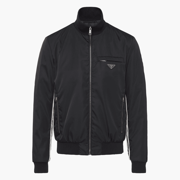 PRADA ブラック ジャケット ブラック Re-Nylon ジャケット | PRADA