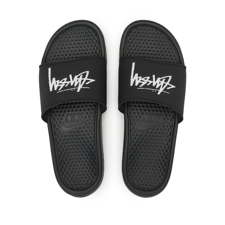 STÜSSY : NIKE SLIDE SANDALS (OFF NOIR) sandals sneaker news release date info price