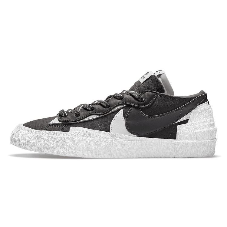 Sacai x Nike Blazer Low Black : White sneaker news release date info retailers where to buy