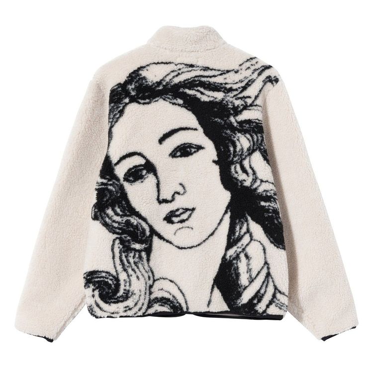 Stussy VENUS JACQUARD SHERPA JACKET