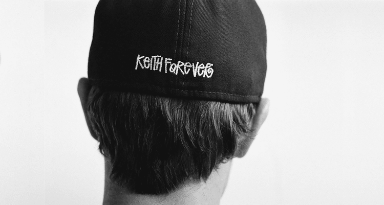 Stussy x Huf t-shirt cap Keith Hufnagel