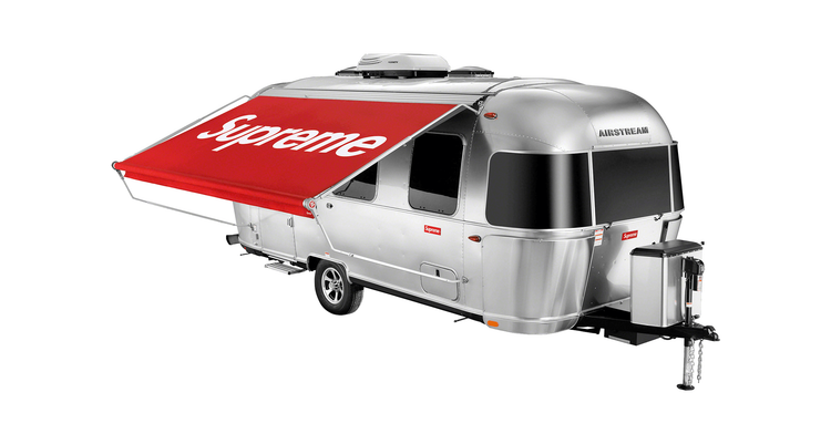 Supreme Airstream single axle 2022 travel trailer accessories collection ss22
