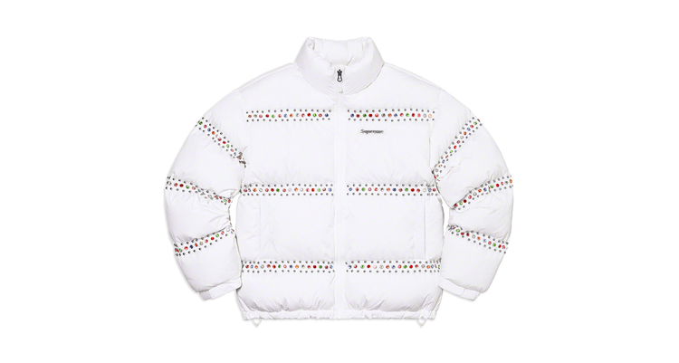 Supreme BB Simons stoned jacket bejewelled studded SS22 Spring Summer 2022