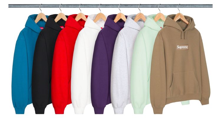 Supreme Box Logo Hoodies streetwear header