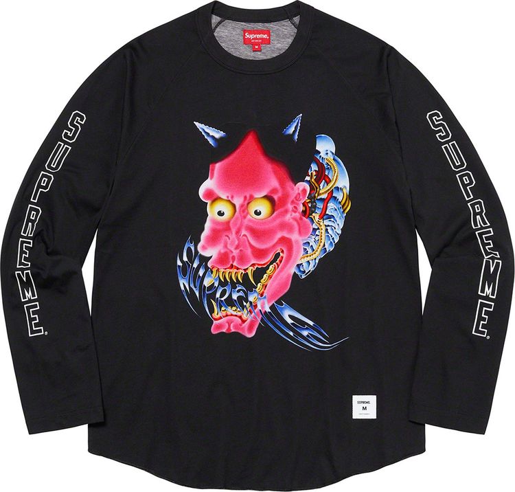 Supreme Demon Raglan LS Top streetwear fashion brand outfit style hypebeast