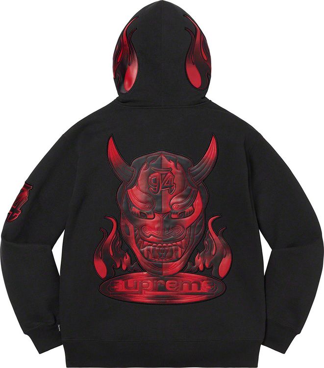 Supreme Demon Zip Up Hooded Sweatshirt streetwear style fashion