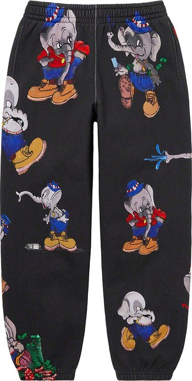 Supreme Elephant Sweat Pant streetwear style collab news info hypebeast brand
