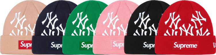 Supreme FW21 Supreme New York Yankees New Era Box Logo Beanie