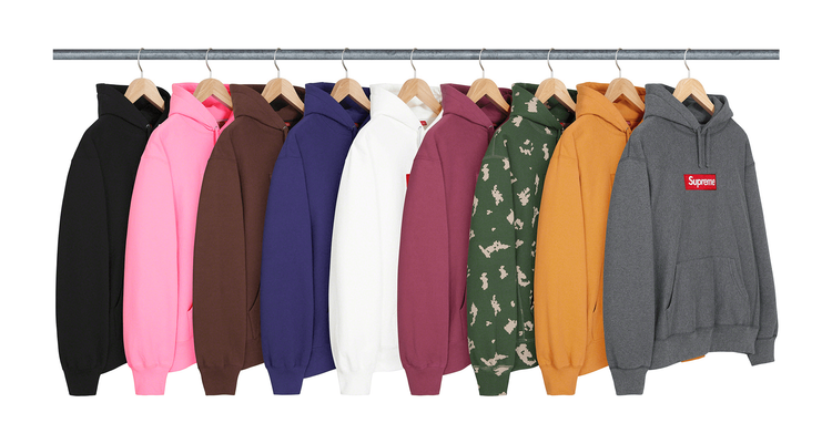 Supreme FW21 box logo hooded sweatshirt header