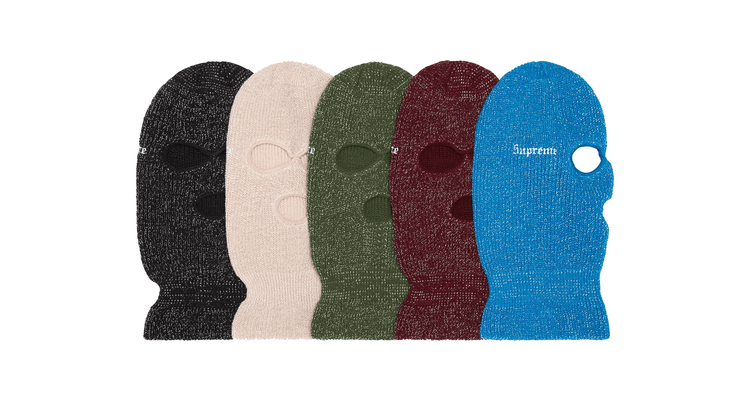 Supreme FW22 week 19 paricon sled lurex balaclava header