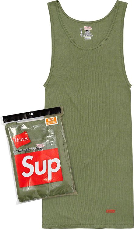 Supreme®:Hanes® Tagless Tank Top (3 Pack)