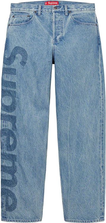 パンツ Supreme Inset Logo Jean 36 Supreme Inset Logo Jean (SS22) - $198