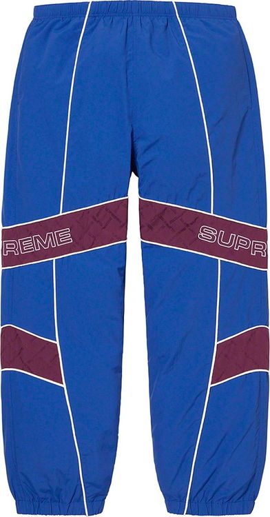 Supreme Jacquard Panel Track Pant streetwear style collab news info hypebeast brand