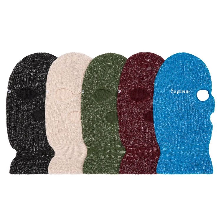 Supreme Lurex Balaclava streetwear hat fashion