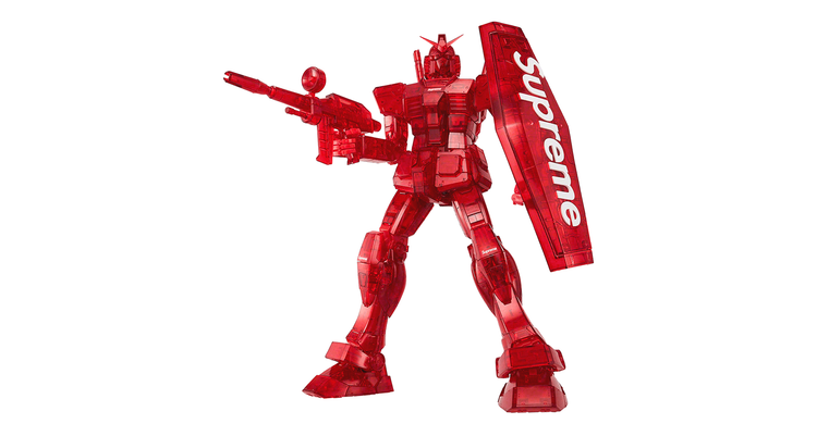 Supreme Mobile Gundam Suit model kit figure scale red header