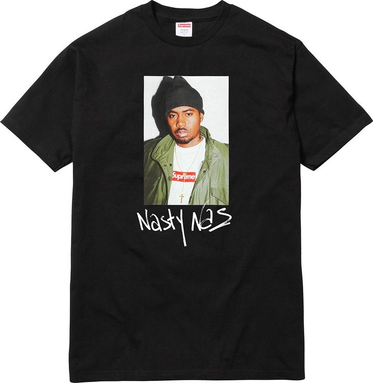 Supreme Nas photo tee