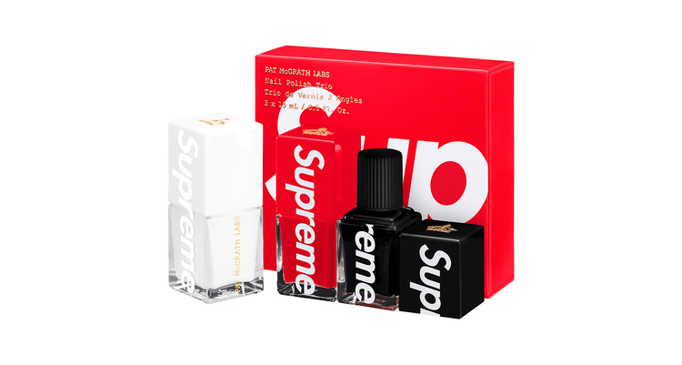 Supreme Pat McGrath Nail Polish decals set box logo fw22 2022