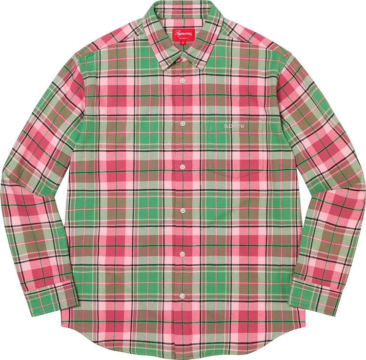 Supreme Plaid Flannel Shirt streetwear style hypebeast brand news