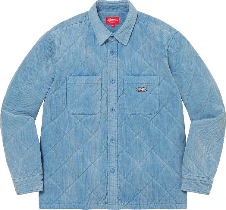 Supreme Quilted Corduroy Shirt streetwear style hypebeast brand news