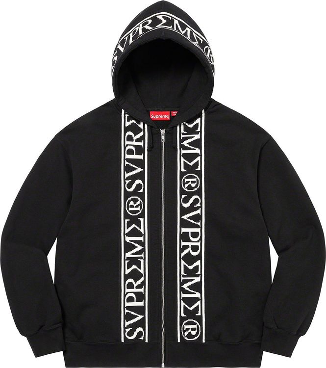 Supreme ROMAN ZIP UP HOODED SWEATSHIRT streetwear style fashion