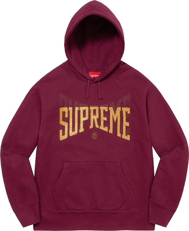 Supreme Rhinestone Shadow Hooded Sweatshirt streetwear style collab news hypebeast brand outfit