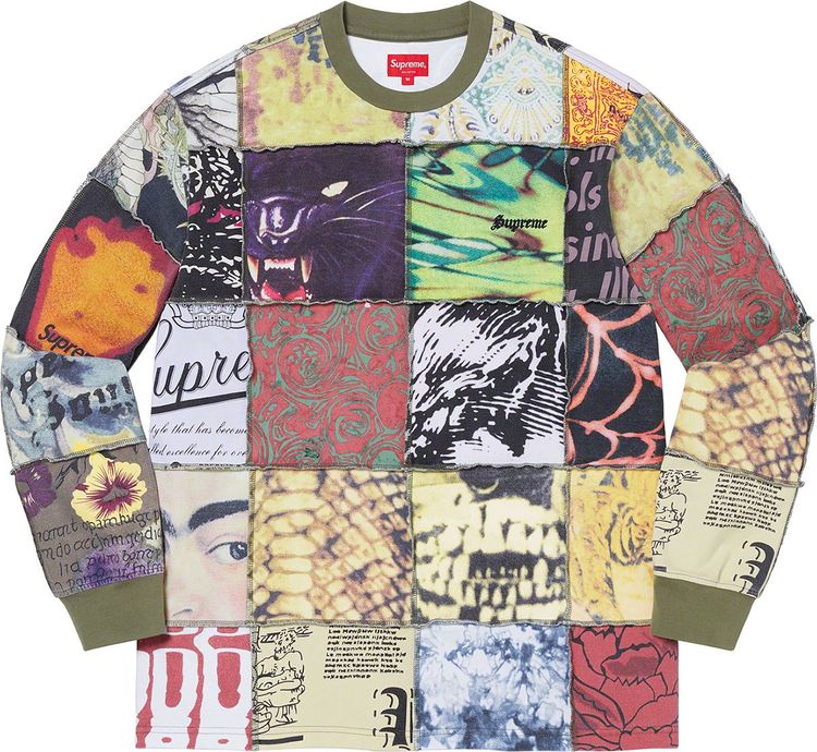 SLN Official - Mosaic Patchwork L/S Top