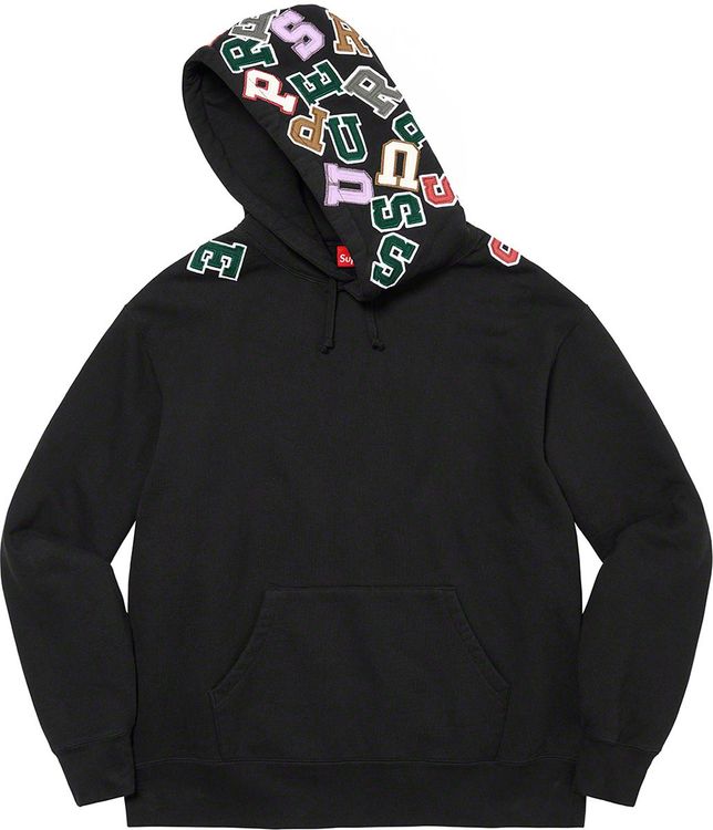 Supreme Scattered Applique Hooded Sweatshirt streetwear style collab news hypebeast brand outfit