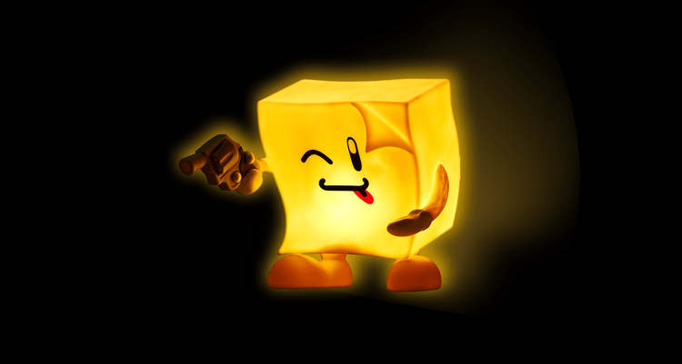 Supreme Sticky Note Molded Lamp header