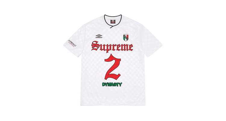 Supreme Umbro football soccer top jersey ss22 drop droplist retails week 20