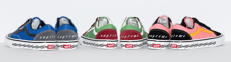 Supreme Vans FW21 old skool collection