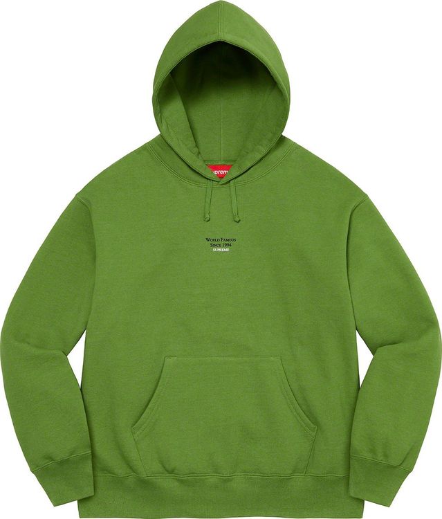 Supreme WORLD FAMOUS MICRO HOODED SWEATSHIRT streetwear fashion brand