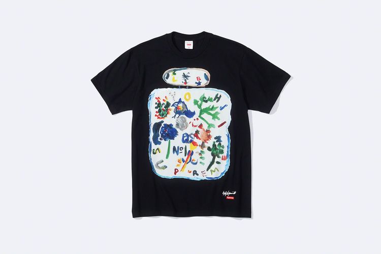 Supreme X Yohji Yamamoto Paint tee streetwear collab news info price where to buy