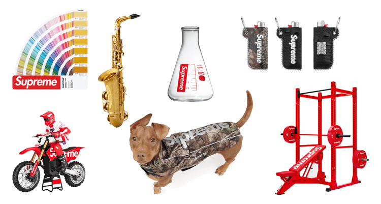 Supreme accessories fw24 dog jacket pantone color peugeot salt pepper set header