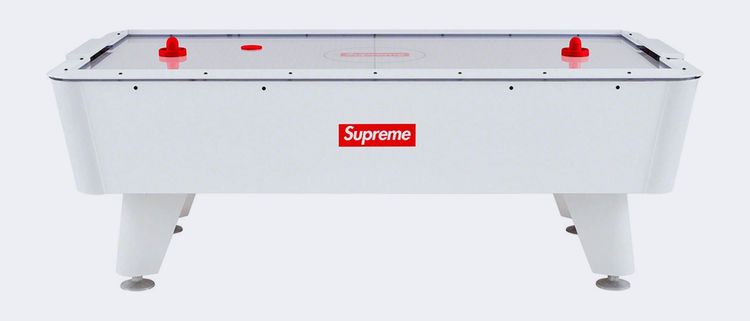 Supreme air hockey table week header streetwear style fashion