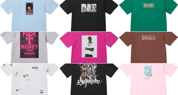 Supreme fw24 tees