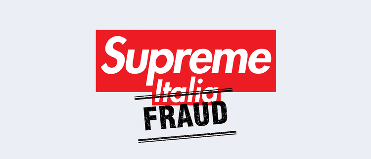Supreme italia fraud logo hypebeast news streetwear fashion header