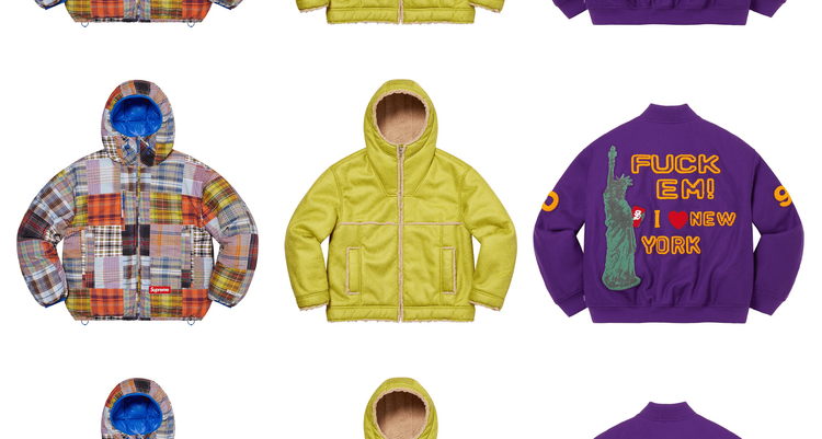 Supreme ss23 jackets