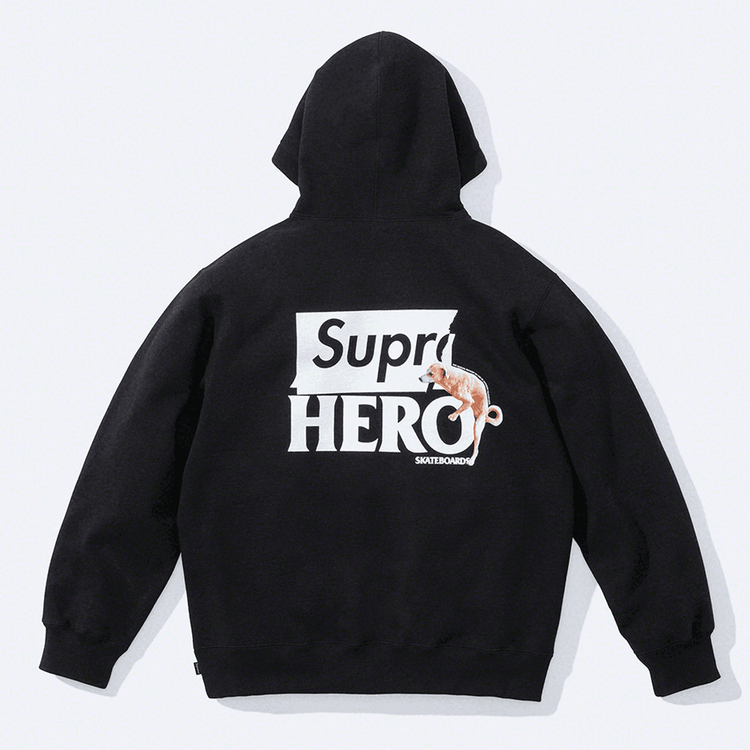 Supreme x Antihero Hooded Sweatshirt SS22 streetwear style collab news info price fashion