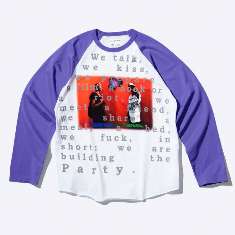 Supreme x Bernadette Corporation Raglan Top streetwear t shirt collab tee