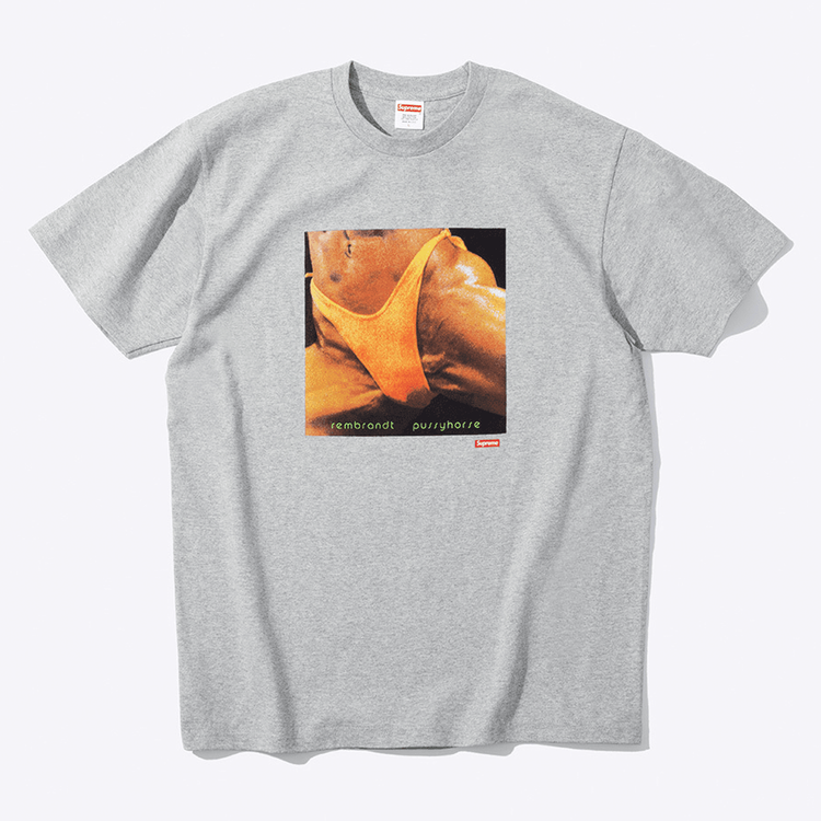 Supreme x Butthole Surfers Rembrandt Pussyhorse Tee band merch tshirt