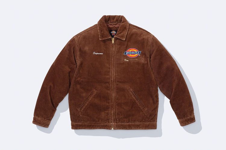 Supreme x Dickies Corduroy Work Jacket streetwear style news fashion collab