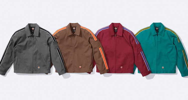 Supreme x Dickies SS22 jackets header
