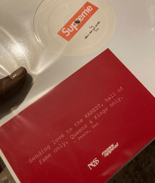 Supreme x NAS record streetwear style info fashion