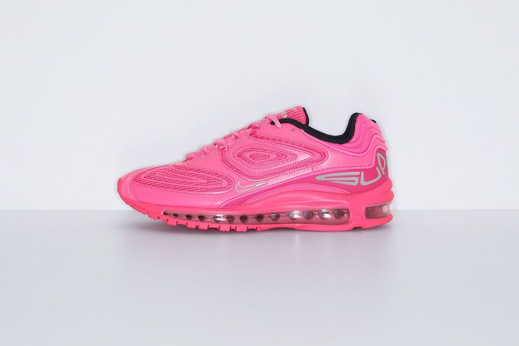 Supreme x Nike Air Max 98 TL Pink streetwear sneakers hypebeast style